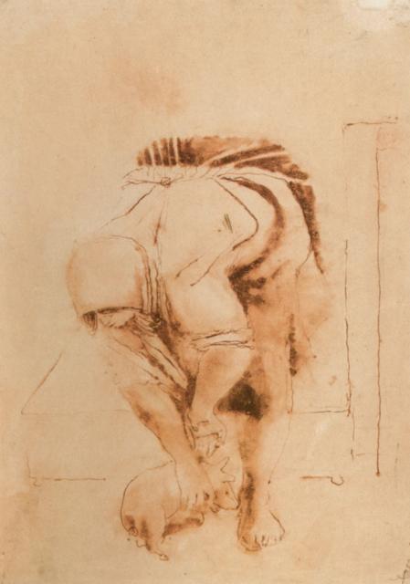 Самохвалов А.Н. Свинарка. Из серии «В коммуне „Ленинский путь“». 1931 Самохвалов А.Н. Свинарка. Из серии «В коммуне „Ленинский путь“». 1931